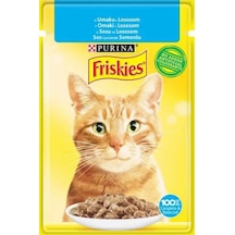 Purina Friskies Somonlu Pouch Yetişkin Kedi Yaş Maması 12 x 85 G