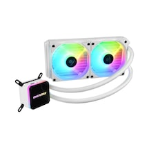 Liqmax Iıı Argb 240 Mm Beyaz Aıo Sıvı Soğutucu, Intel/amd İşlemciler İçin Su Soğutma, Argb Fan, Elc-lmt240/360-w-a Diğer