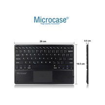 Microcase iPad Uyumlu Pro 12.9 2021 5.Nesil Bluetooth Touchpad Klavye 28 CM + Stand AL2756