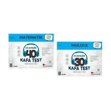 Kafadengi 8. Sınıf Lgs Matematik + İngilizce Kafa Test Seti 2 Kit