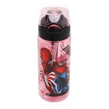 Spiderman Matara 500 Ml Kırmızı Renk 1 Adet Erkek Çocuk Örümcek Adam Lisanslı Suluk Okul Matarası Öğrenci Suluğu Kırmızı