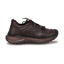 Elit 26knbl6031 Erkek Hakiki Deri Sneaker Kahverengi
