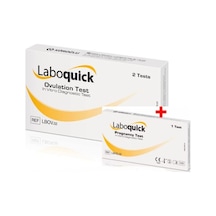 Laboquick Ovülasyon Testi 2 Test x 10 Paket + Gebelik Testi 1 Test x 6 Paket