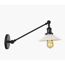 Riolight Retro Çift Mafsallı Hareketli Başlık Aplik Şapka Çapı:22 Siyah