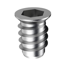 Cateksss M8 Zamak Minifix Dübel M8x15 - 4 Lü Paket M8 / M8x15