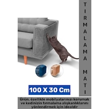 Dayanıklı Hızlı Kuruyan Mobilya Koruyucu Yapıştırılabilir Evcil Hayvan Kedi Tırmalama Matı 100x30 Cm