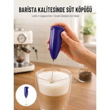 Portatif Kahve Köpürtücü Latte Cappuccino Milkshake Ve Puding Yapıcı