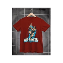 Segungear Nolimits Erkek Regular Fit Baskılı Spor Tişört Bordo - 933732725 Bordo