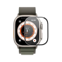 Aparatlı Apple Watch Ultra 49 Mm Cam Ekran Koruyucu Otomatik Kolay Uygulama Aparatlı Hizalamalı Tam Kaplayan 49mm Ekran Koruyucu Apple Watch Ultra 2