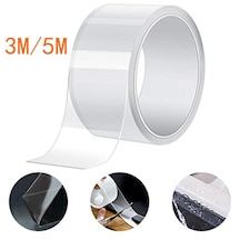 3/5 M Su Geçirmez Mutfak Lavabo Şeffaf Bant Mildewproof Nano Bant Banyo Tuvalet Çatlak Şerit 3cm 5m