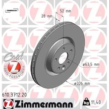 On Fren Dısk Aynası Havalı S60 Iı 10 15 S80 Iı 06 V60 I 11 15 V70 Iıı 07 15 Xc70 Iı 09 15 336cm Cap Zımmermann