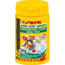 Sera Goldy Color Spirulina Japon Balığı Ganül Renk Yemi 50 Ml