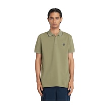 Timberland Printed Neck Short Sleeve Polo Erkek T-shirt Tb0a26nf5901 Çok Renkli