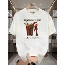 Tarzsokak Unisex Bloody Mary T-shirt Beyaz
