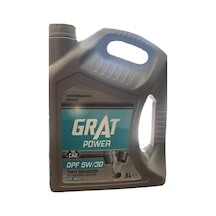 Grat Power Dpf 5W-30 Tam Sentetik Partiküllü Motor Yağı 5 L