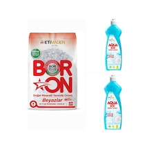 Boron Toz Deterjan Beyazlar İçin 4 Kg 26 Yıkama +2 Adet Aquabor Bulaşık Deterjanı Diğer