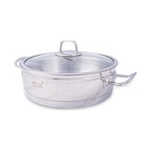 Safinox Vision 3.40 Litre Karnıyarık Çelik Tencere