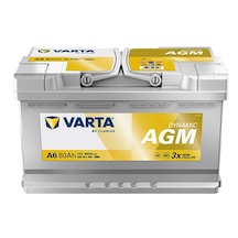 12v 80 Ah Amper 800a Varta Akü Start-stop Agm F21