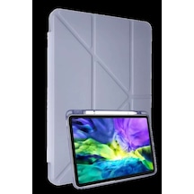 İpad 2025 10.9 10.nesil A16 Kılıf Kalemlikli Mars Tablet Kılıfı - Lila Diğer
