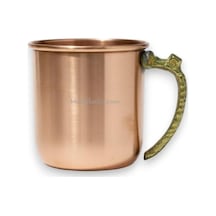 Moda Bakır Mule Mug Bakır Kupa Bardak Kaplamasız Metalik