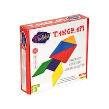 8 Parça Kutulu Eğitici Ahşap Oyuncak Tangram Puzzle Zeka Oyunu
