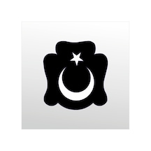 Folyo Sticker Ay Ve Yıldız 50cm Uzunluk Siyah