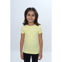 Toontoy Kids Toontoy Kız Çocuk Bisiklet Yaka Kısa Kollu Tişört 24968 Ekru Toontoy Kids Toontoy Kız Çocuk Bisiklet Yaka Kısa Kollu Tişört 24968 Ekru