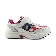 U.s. Polo Assn. Supole 5fx Cırtlı Çocuk Spor Ayakkabı Beyaz Beyaz