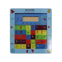 4 Adet Ahşap Eğitici Oyuncak Ahşap Malzeme, Eğitsel Oyun Ve Serbest Oyun İçin Wooden Educational Toy, Learning Toy