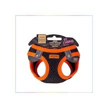 Doggie Havalı Dokuma Neon Göğüs Tasması Turuncu 3XS 22-26 CM Turuncu