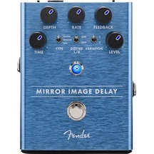 Fender 0234535000 Mirror Image Delay Pedalı Digital, Analog Ve Tape Delay Modları İle Geniş Yankı Seçenekleri