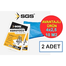Sgs Kalın Zemin Örtü 4x2,5 10m Sgs4010 2 Adet