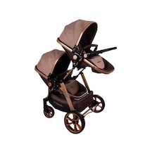 Mamma Twin Gold Travel Sistem İkiz Bebek Arabası