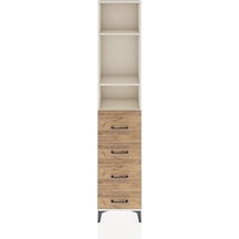 Arges Dolap 3 Raflı 4 Çekmeceli 44x30x221 Aytaşı-çam Aytası