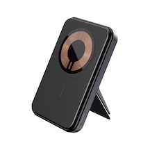 Raptic Trio Standlı Pd Hızlı Şarj Özellikli 15w 10.000mah Magsafe Powerbank Siyah