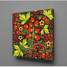 Çilek Motifi Kanvas Tablo 120x120cm