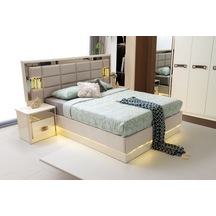 Delüx Mdf Bazalı Karyola Ve Başlık 160 x 200 CM
