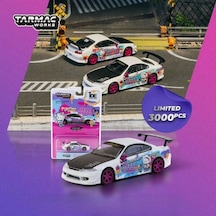 Tarmac Works Vertex Nissan Silvia S15 Hello Kitty İndonesıa Dıecast Expo 2024 Blister Paket