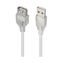 1.5 Metre 2.0v Şeffaf Usb Uzatma Kablosu