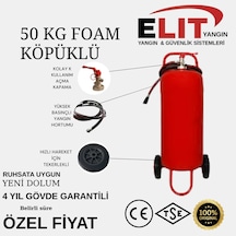 Yangın Söndürme Tüpü 50 Kg Foam Köpüklü Arabalı