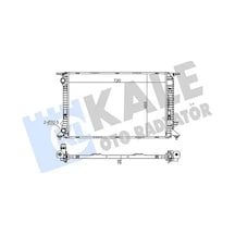 Audi A6 C7 Motor Radyatoru 2.0 Tdi 2014-2018 Cnha Czja Ddda Kale 342340