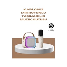 Bluetooth Karaoke Mikrofon Ve Hoparlör Seti Taşınabilir Mh-hs8573-1940
