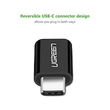 Micro Usb To Type-c Dönüştürücü Adaptörü, Siyah