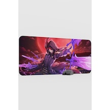 The Eminence İn Shadow Anime V4 - 90x40 Xxl Gaming Kauçuk Kaymaz Taban Mouse Pad Fare Altlığı