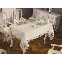 Duru Masa Örtüsü 160X260 Cm 26 Parça Krem (541547010)