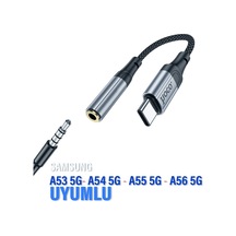 Samsung Uyumlu A53 A54 A55 A56typec 3.5mm Çevirici Kulaklık Dönüştürücü