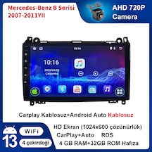 Mercedes-benz B Serisi 2007-2011yıl 4gb Ram 32gb Rom Carplay Mult