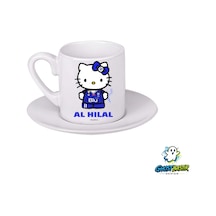 Al Hilal Hello Kitty Türk Kahvesi Fincanı 090 Beyaz