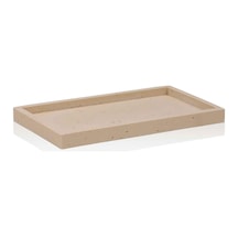 The Mia Travertine Banyo Tepsisi Bej 28x16x3 Cm Çok renkli