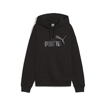Puma Ess+ Anımal Hoodie Fl Kadın Siyah Sweatshırt Siyah Siyah